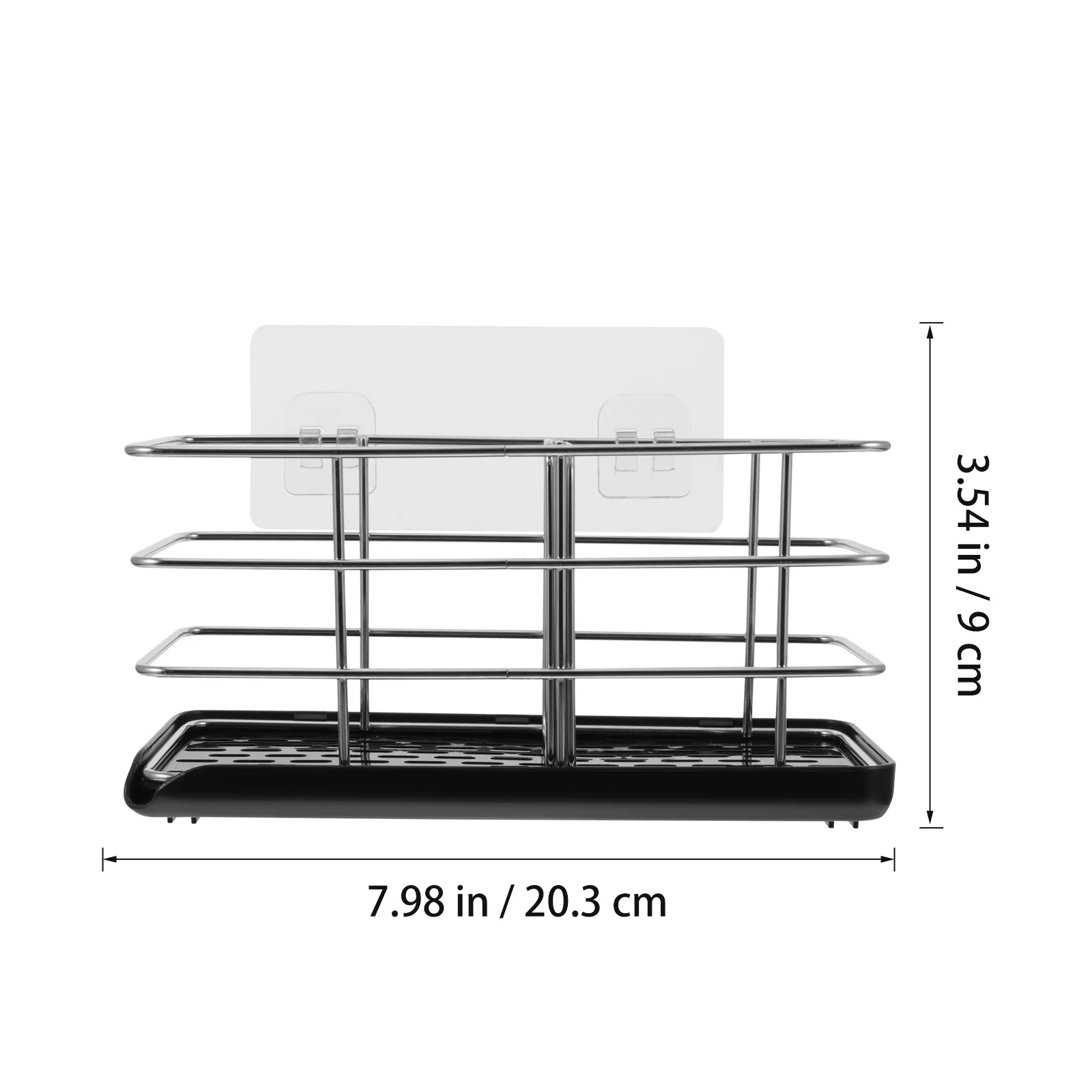 

Stainless Steel Storage Rack Draining Kitchen Shelf Sponge ganizer Plastic Strainer Sink Shelving Home Utility Tool