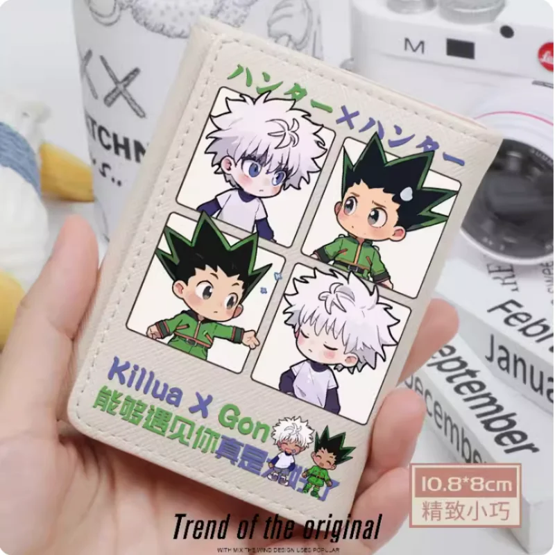 Anime Hunter×Hunter Killua Zoldyck Fashion Wallet PU Purse Card Coin Hasp Money Bag Cosplay Gift B849