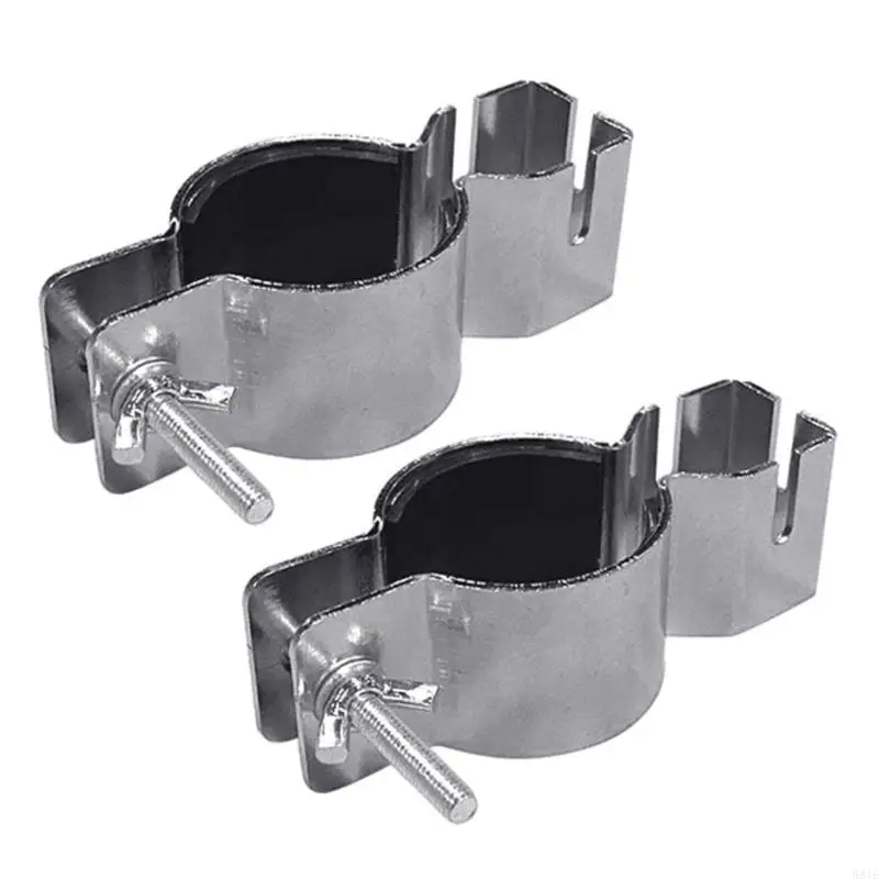 

581e 2pcs Гибкие драпировки зажимы металл
