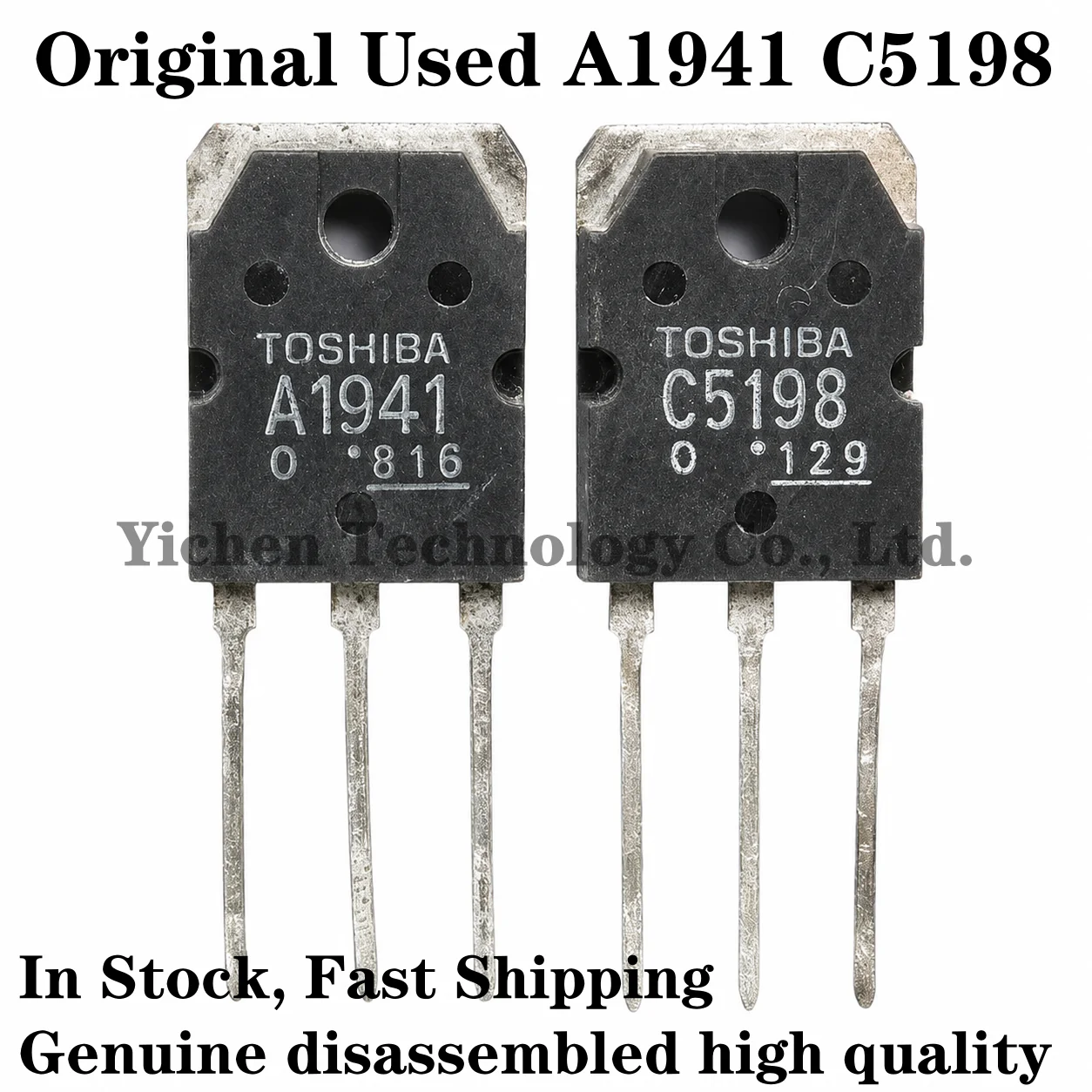 5pcs-10pcs Original disassembly Transistor 2SA1941 2SC5198 A1941 C5198 TO-3P Audio Amplifier Pairing Tube In Stock