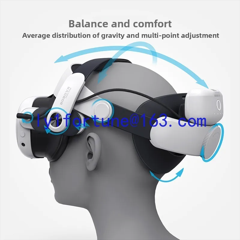 M3PRO headband is suitable for Oculus Quest3 and Quest3S headset accessories.Magnetic battery swapping is convenient,comfortable