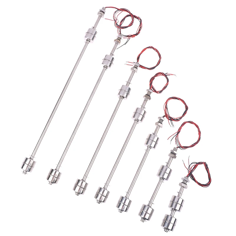 Length 100MM Double Floating Ball Stainless Steel Level Automatic Control Switch Sensor