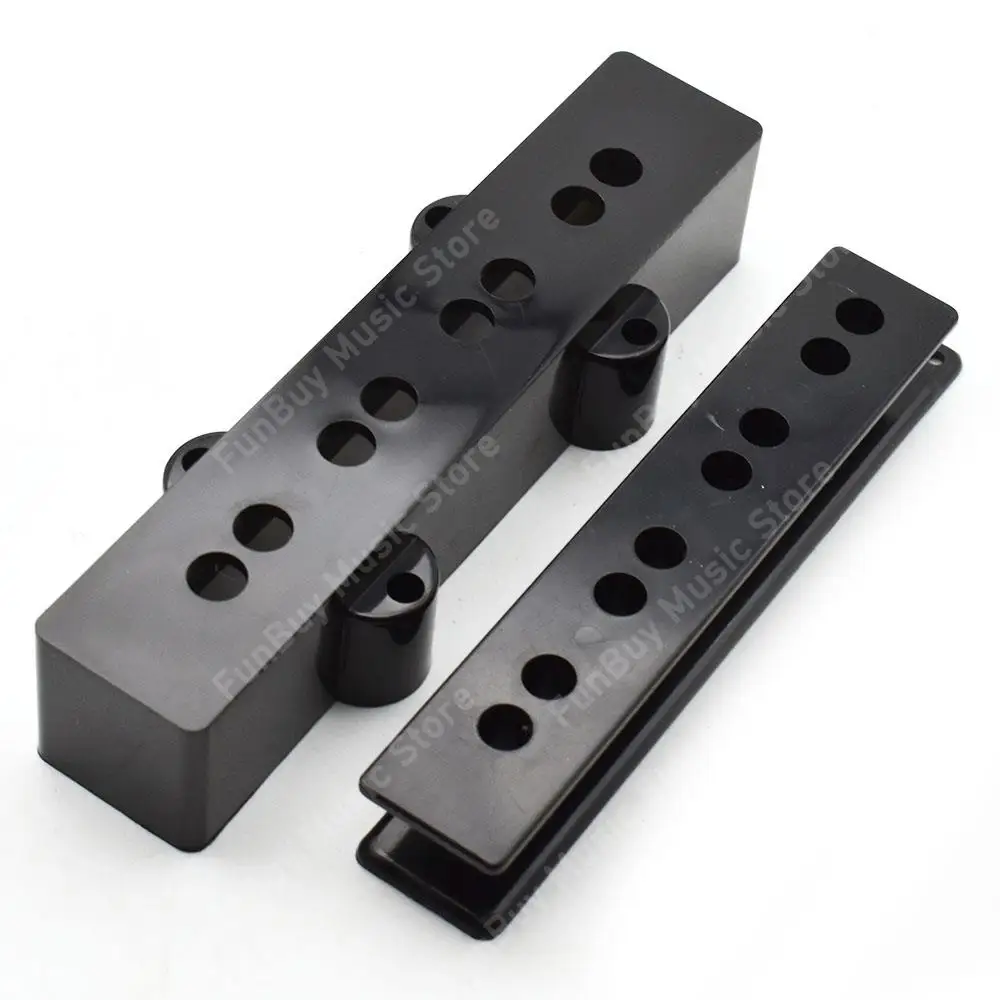 2pcs ABS 4JB Bass Pickup Cover Neck/Bridge Pickup Case Bobbin Open/Closed type for JB Bass Guitarra Accessories