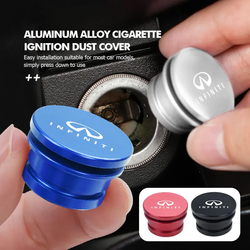 Металлический автомобильный прикуриватель, пылезащитный декоративный колпачок для Infiniti FX35 QX60 QX70 QX80 QX50 QX30 Q70L Q60 Q50 Q60S Q30