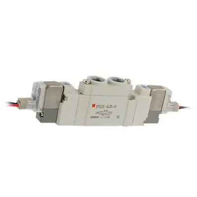 Push Turn Locking Lever 5 Ports Solenoid Valve DC 12V