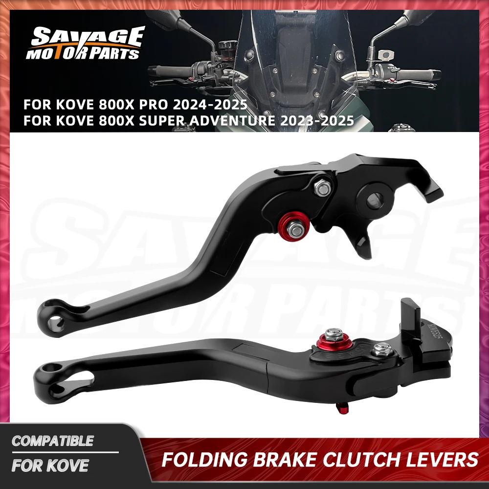 

800X Pro Folding Clutch Brake Levers For KOVE 800X Super Adventure 2023-2025 Motorcycle Adjustable Front Short Control Handles