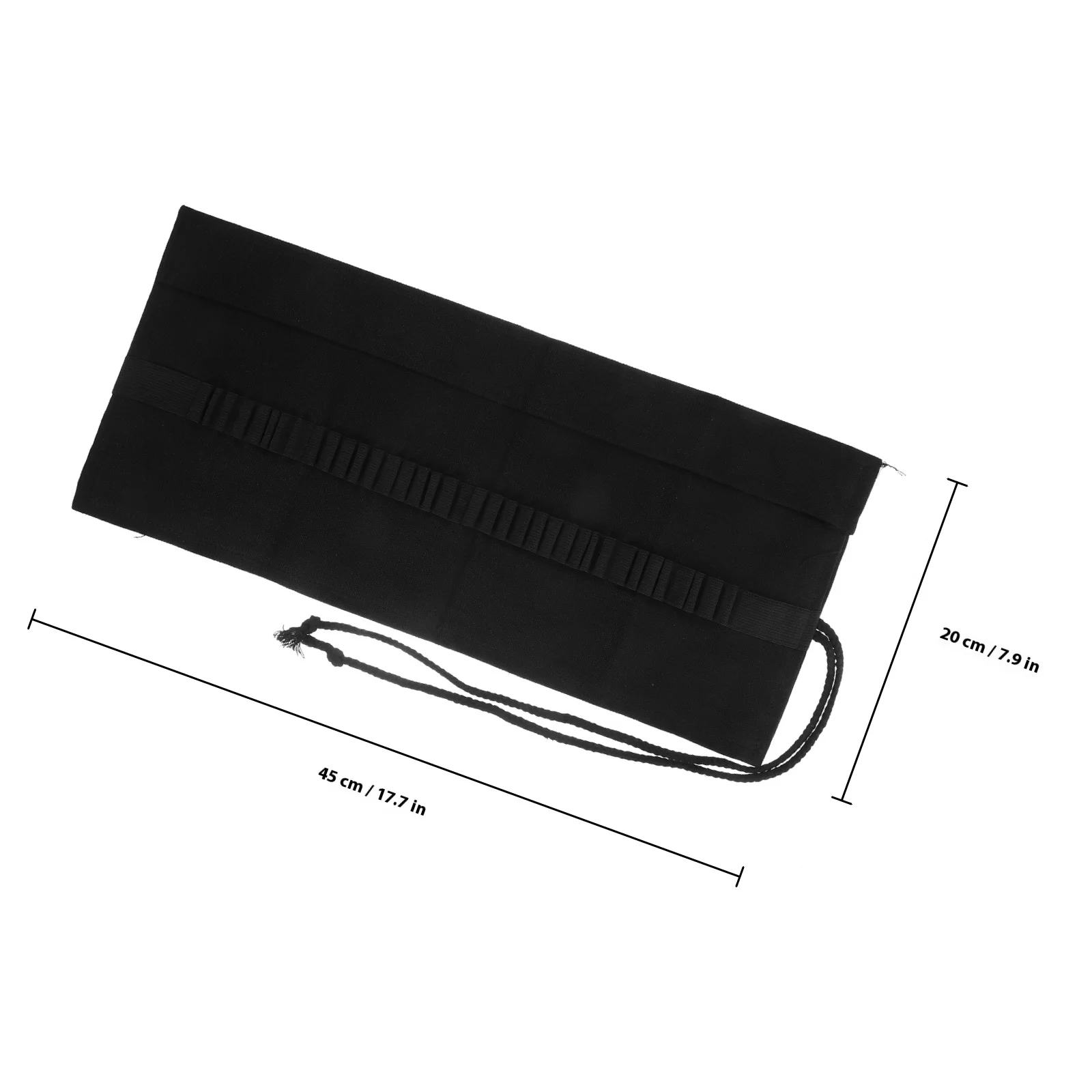 سعة كبيرة قماش قلم رصاص نشمر حافظة القلم المنظم حقيبة التخزين لأقلام الرصاص الملونة علامات فرش لوازم الفن المحمولة