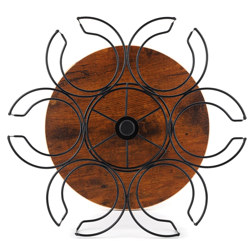 

6 Slots Rotatable Cup Organizer Cup Storage Holder Rotating Bottle Organizer for Stanley 40oz Tumbler with Handle