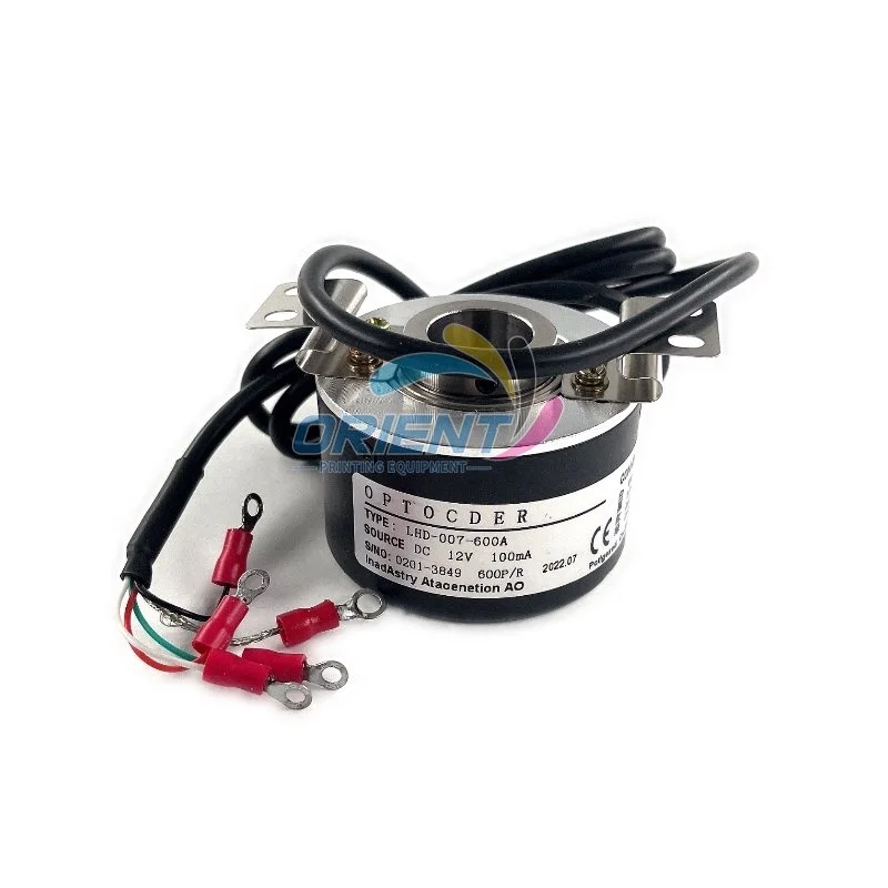 Encoder rotativo DC12V 600 P/R 5GN-4300-00I LHD-007-600A di qualità eccellente per macchina da stampa di pezzi di ricambio Komori