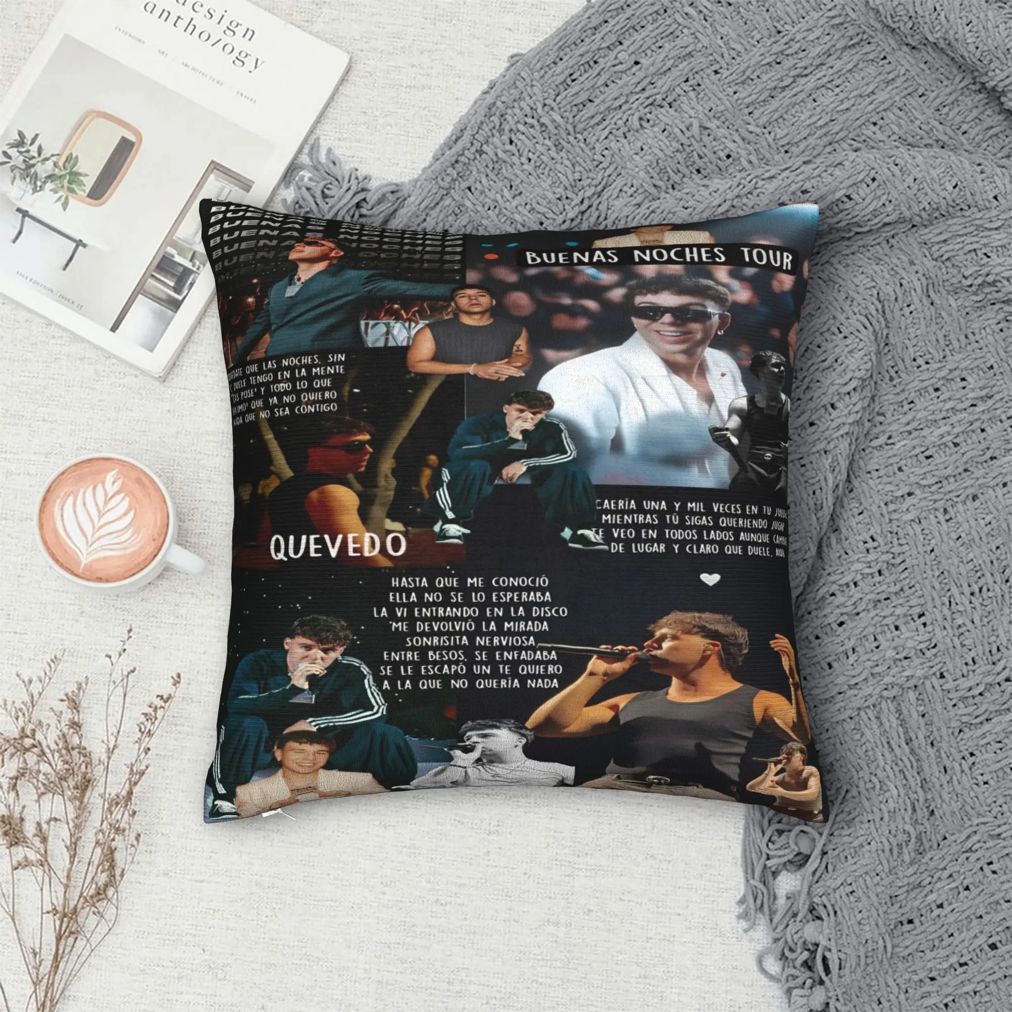 QUEVEDO EL BAIFO 2026 Pillowcases Product Printing Cushion Cover  Pillow Covers Chair Decoration Zipper Multi Size