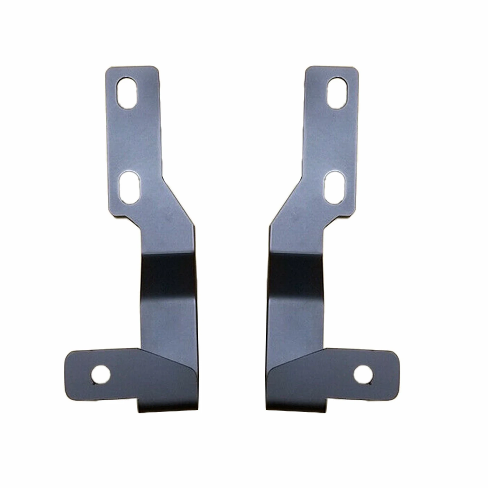 

A30M-1 Pcs LED Light Pod Metal Hood Mount Bracket Kit/Ditch Hood Light Brackets & 1 Set Of Grill Badge Emblem Tri-Color