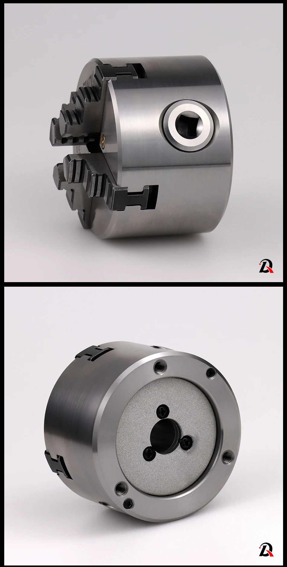 K12-80 4-Backen-selbstzentrierende 80 mm (3,15 Fuß) Drehmaschine, manuelles Scrollfutter für Mini-Mechanik-Drehmaschine mit gehärtetem Stahl für Holzverfahren – Detail 4