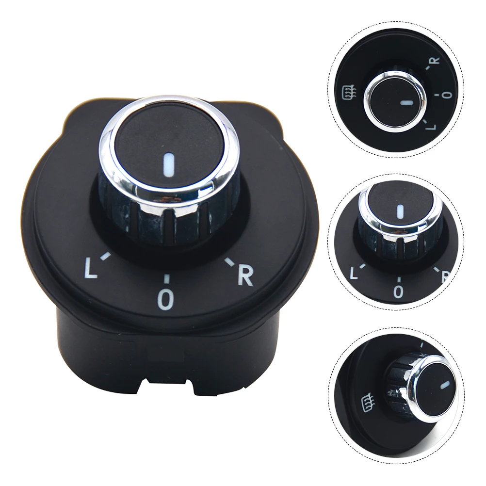 

1pc Durable Car Rearview Adjustment Knob Replacement For Install Long-Lasting Automotive Mirror Control Switch