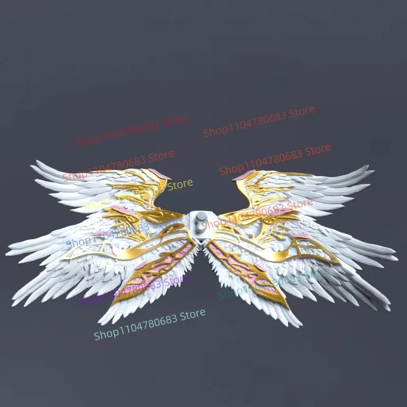 ชุดอุปกรณ์เสริมเกราะปีกนางฟ้าอนิเมะ บล็อกตัวต่อ MOC ของเล่นประกอบรุ่นยอดนิยม ของสะสม ของขวัญ