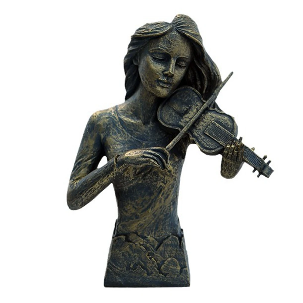 

European saxophone violin band character sculpture decoration Statue Sculpture Figurine Nordic Room Home Decor Decoration Desk