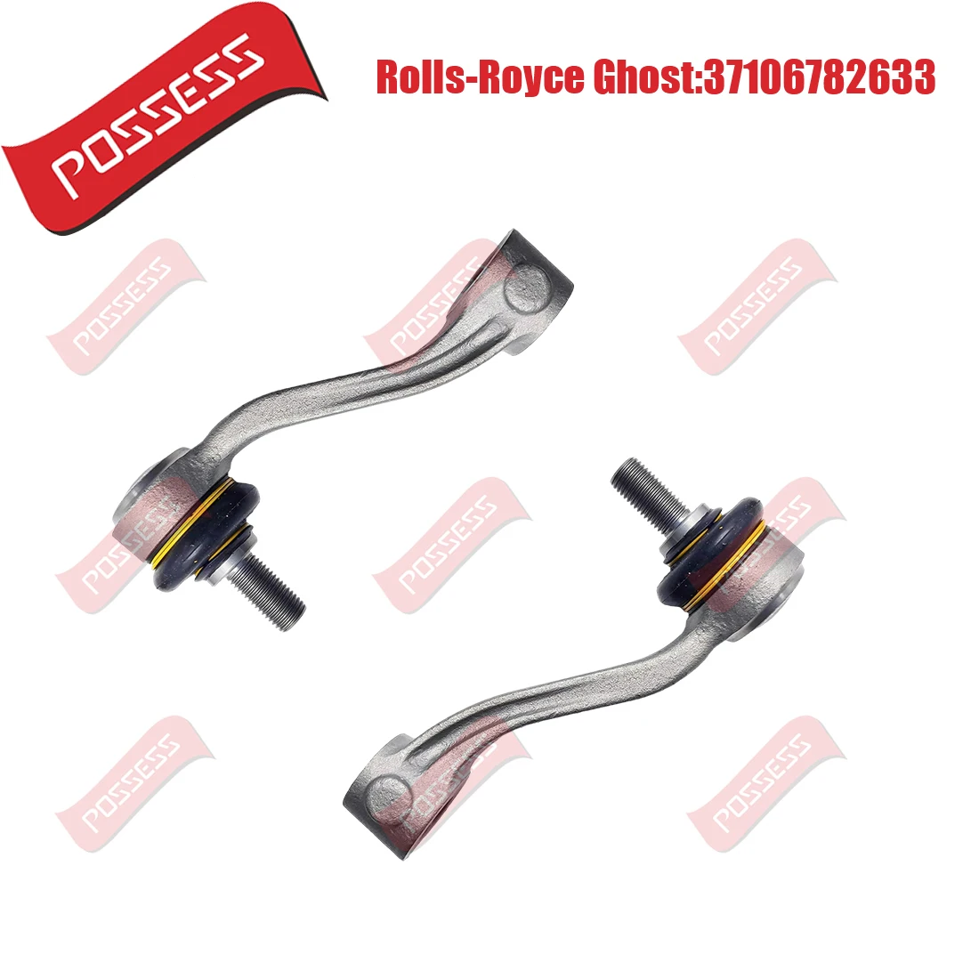 A Pair of Front Axle Sway Bar End Stabilizer Link Ball Joint For Rolls-Royce Ghost RR4 Dawn RR6 Wraith RR5 37106782633