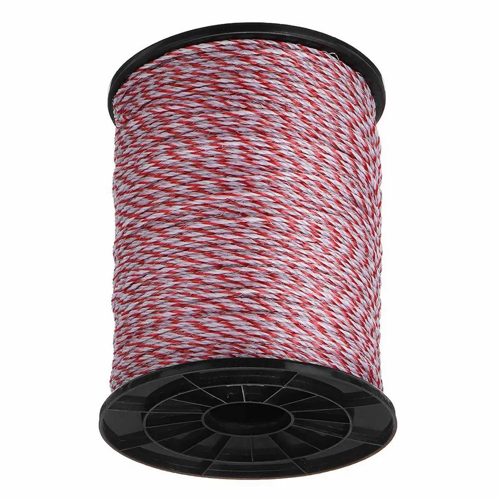 Ultra-Low Resistance Wire 500M Electric Fence Electric Rope for Pig Horse Cattle Sheep Animal Fence