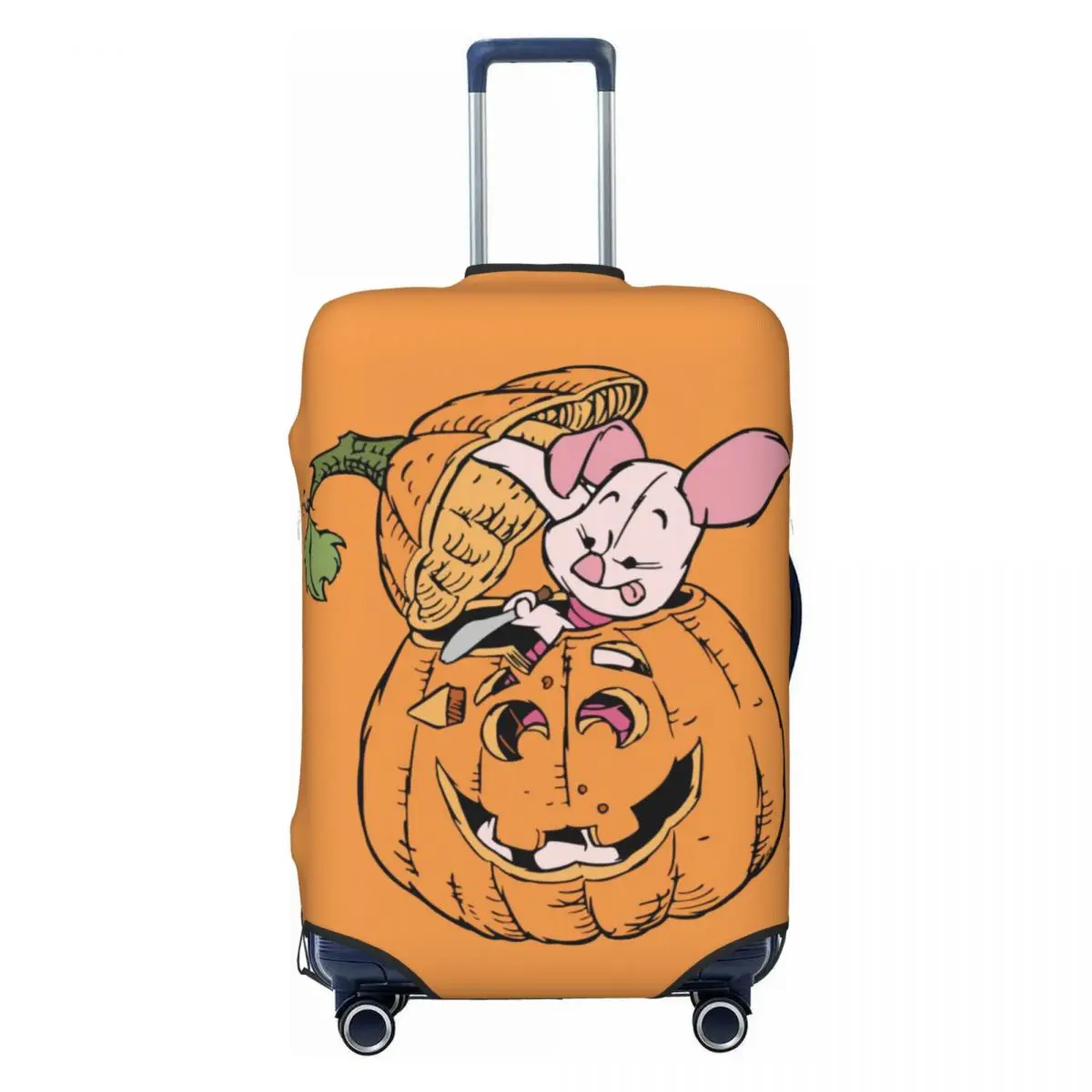 

Пользовательские Хэллоуин мультфильм поросят большой фильм чехол для багажа эластичный дорожный чемодан защитные чехлы костюм для 18-32 дюймов