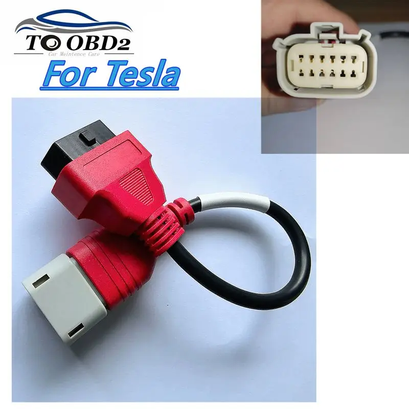 

Тестовый кабель для аккумуляторной батареи Tesla для диагностической линии S/X/3/Y, специальный разъем X431, автомобильный диагностический кабель