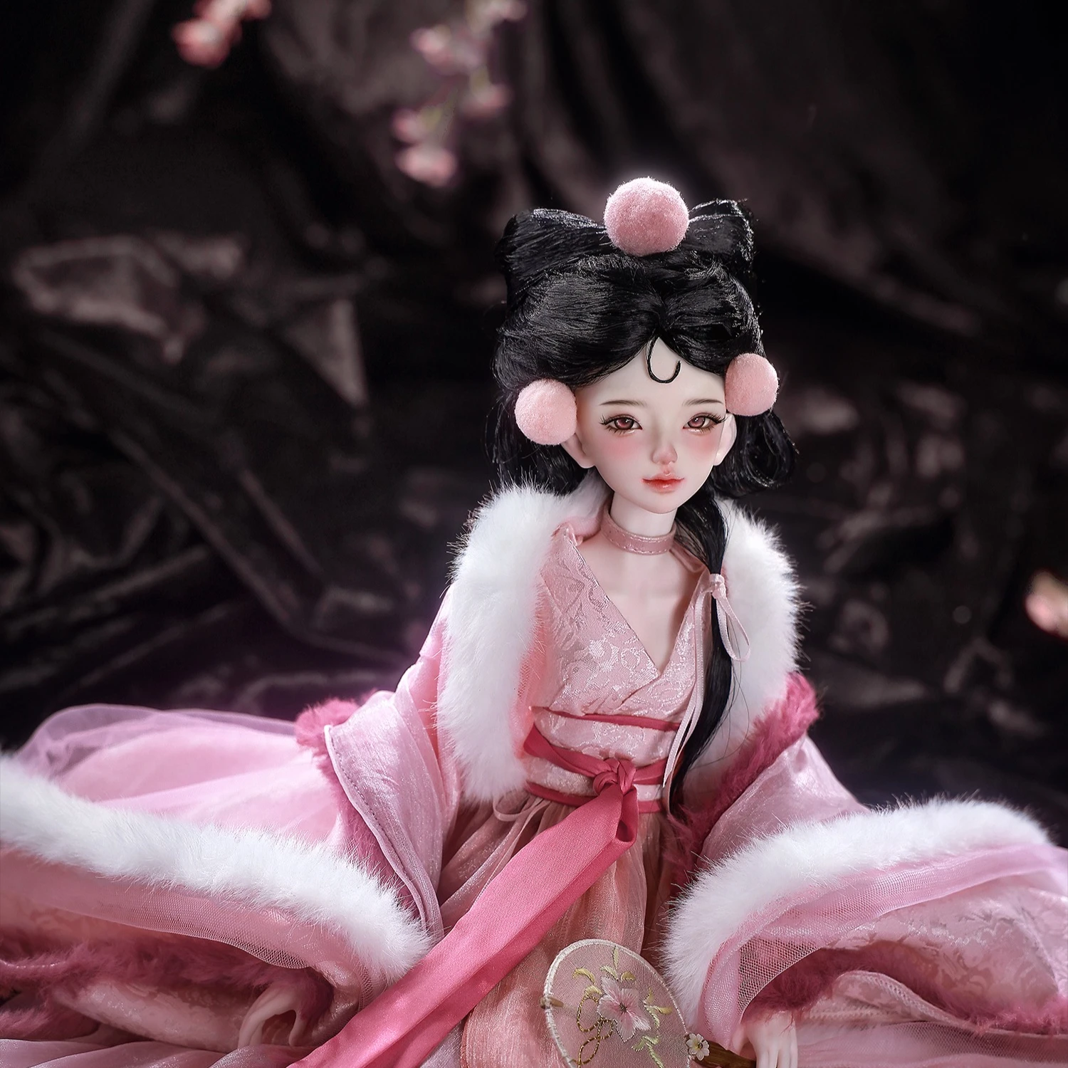 

ShugaFairy 1/4 BJD Full Set Xana E Pink Ancient Chinese Mythological Goddess, Handmade Resin Elf-style Doll