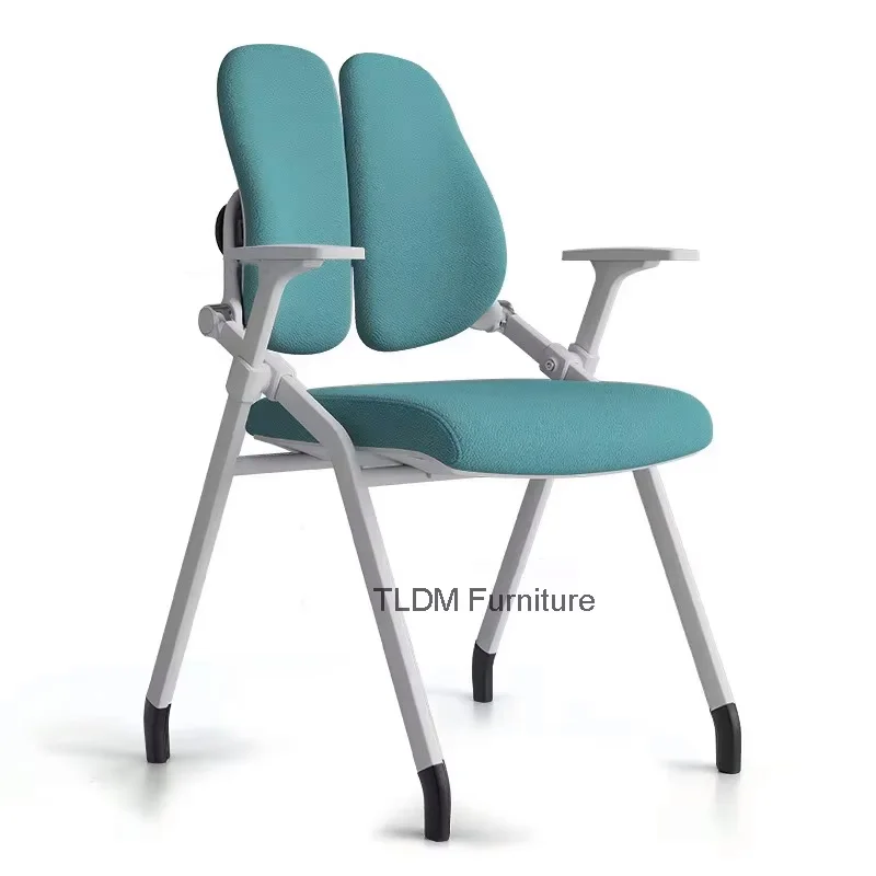 

Double-back Folding Stool Teenagers Sedentary Special Study Chair Student Dormitory Computer Gaming Chair Ergonomic Office Chair