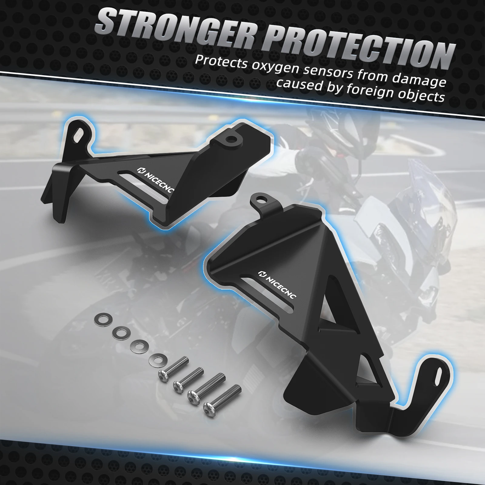 NICECNC Motorcycle Oxygen Sensor Cover Guard Protector For BMW R 1250 GS 2018-2023 R 1250 GSA 2019-2024 R1250R R1250RS R1250RT - Image 4