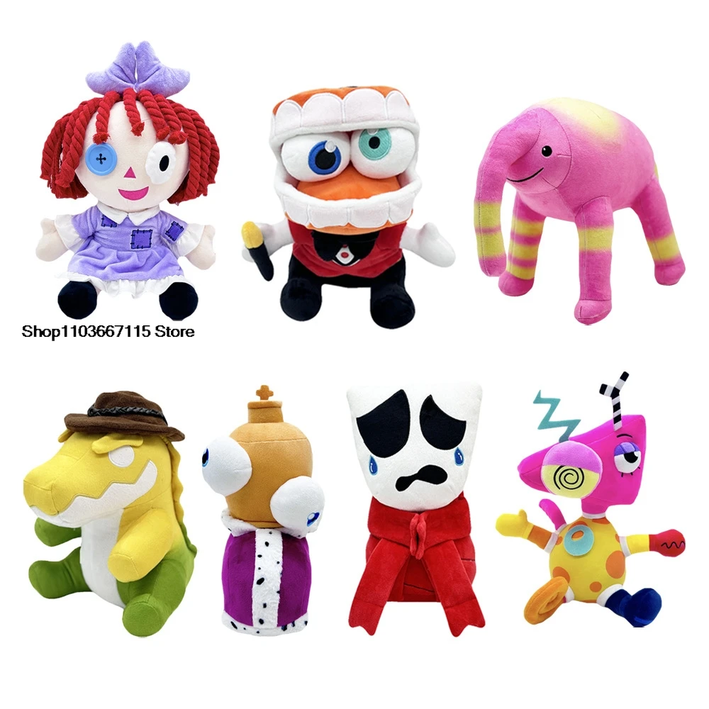 Het Verbazingwekkende Digitale Circus Gummigoo Pluche Geschenk Cosplay Digitale Circus 2 Guangle Zooble Caine Jax Ponmi Pomny Clown Hare Jackson