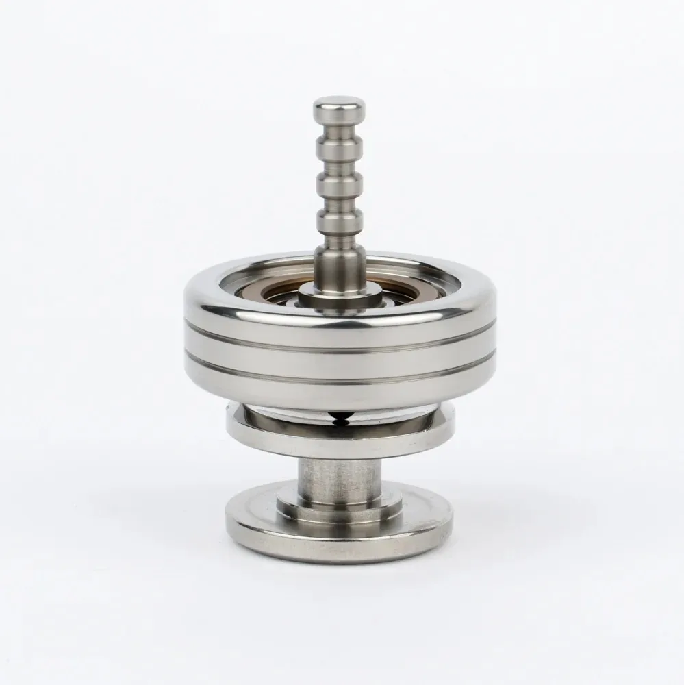 2 In 1 Gyroscope Spinner Stainless Steel Anti Stress Whirlwind Metal Spinning Top Anxiety Fidget Toys Adults Juguetes
