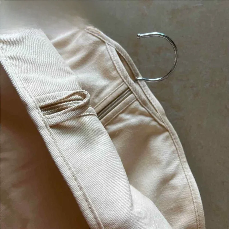 

Pure Cotton Dustproof Coat Bag Vest Bag Breathable Storage Organizer for Suit And Clothes Home Wardrobe Closet Organizer