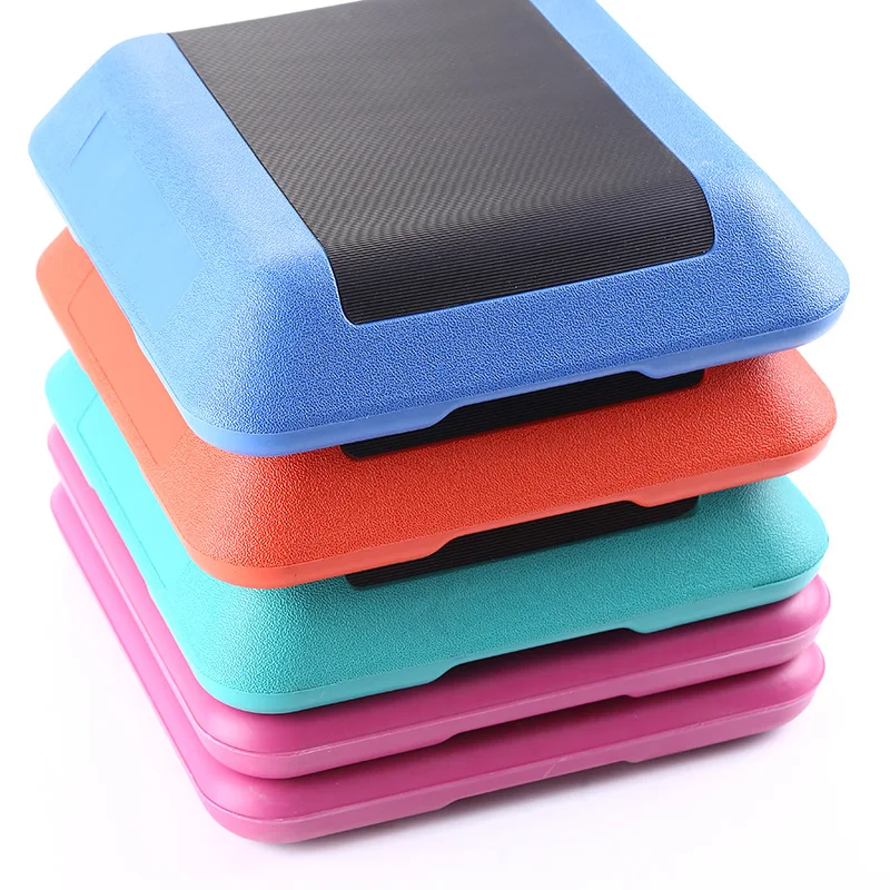 Studio Plastic Aerobic Step Platform Height Adjustable Risers Workout Exercise Board