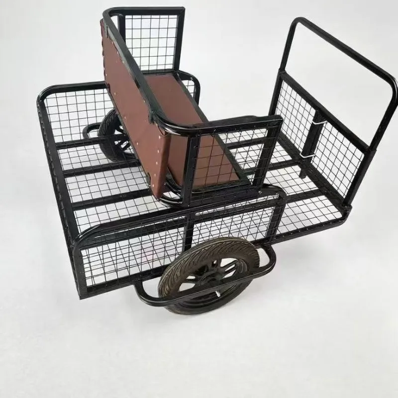 كشك مقطورة معلق على شكل دلو للسيارة الكهربائية الخارجية لنظام سقي الحديقة باللون الأسود #2