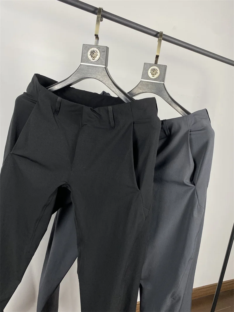 

Мужские уличные брюки из софтшелла, ветрозащитные, водонепроницаемые, весенне-осенние, модные городские прямые повседневные брюки