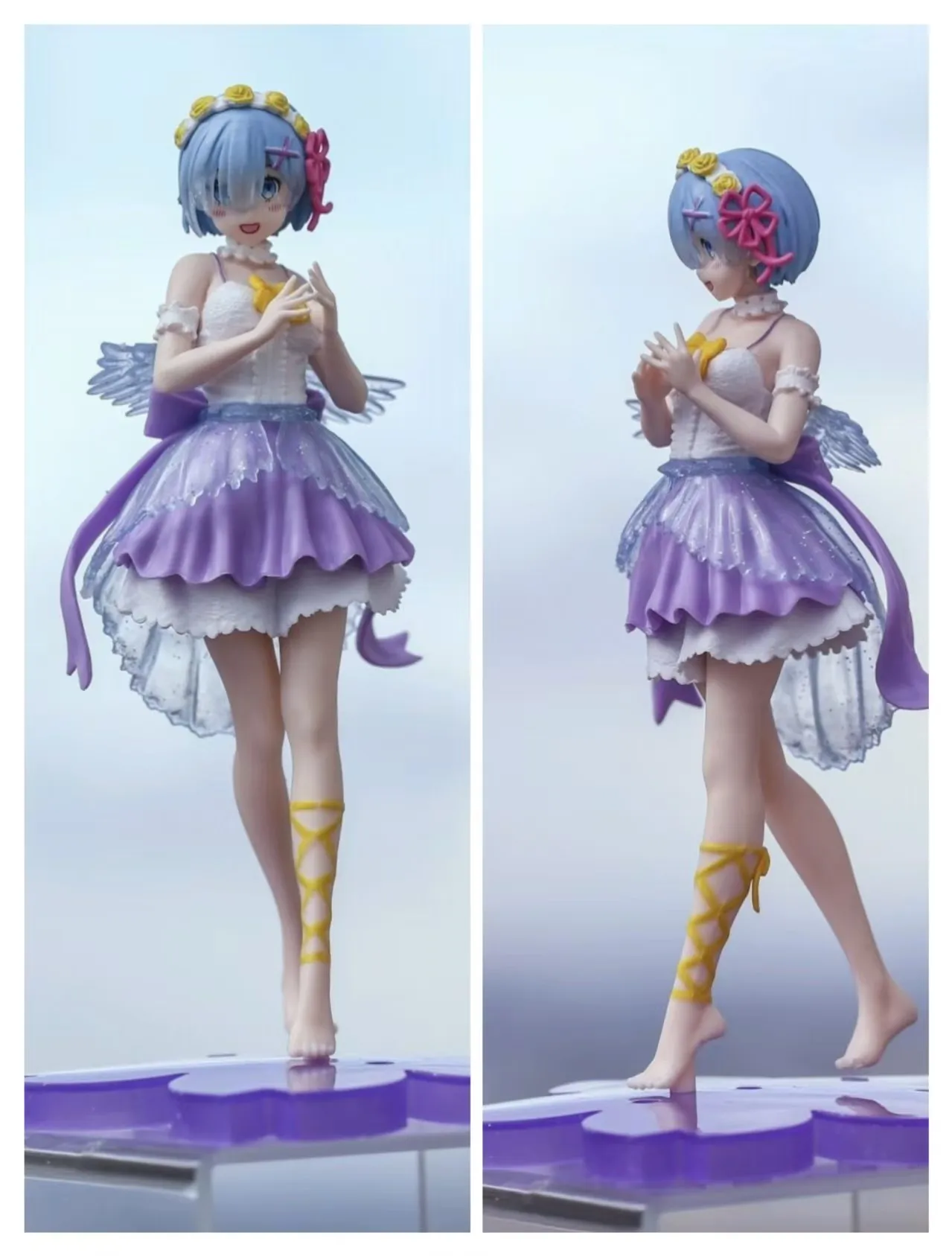 19cm Anime hand-drawing from zero to start a different world life Angel Reimu cute beauty hand-drawing model birthday gift