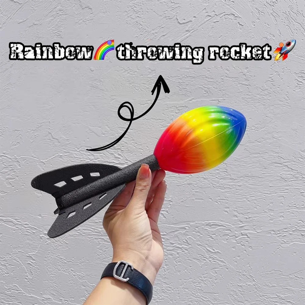 Colorful PU Soft Rocket Darts for Kids - Outdoor Throwing Game Fun Parent-Child Interactive Leisure Sports Toy for Boys And Girl