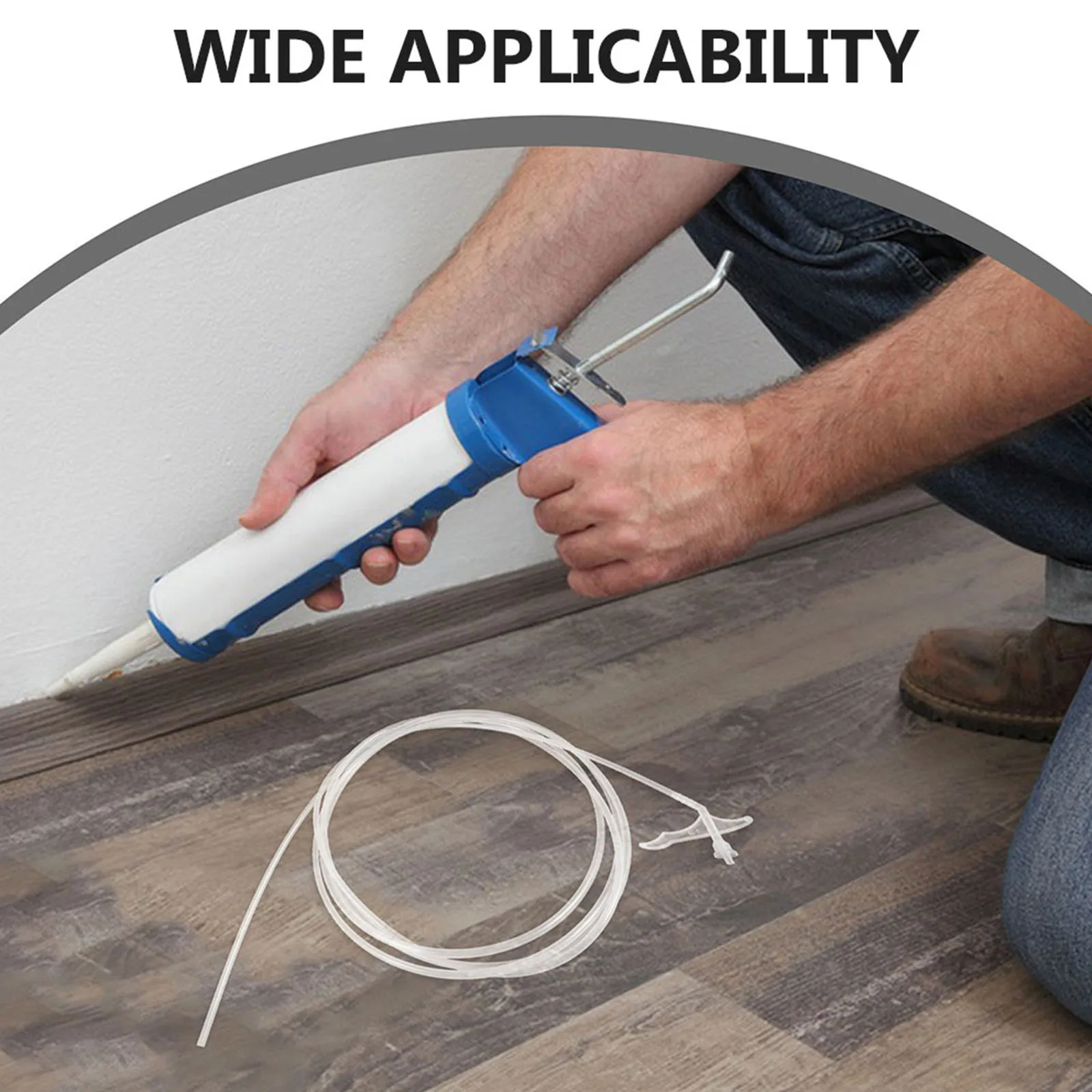 3pcs Extended Foam Tube Epoxy Applicator Spray Nozzle Replacement Clear Vinyl Hose For Diy Home Construction Automotive Sealing