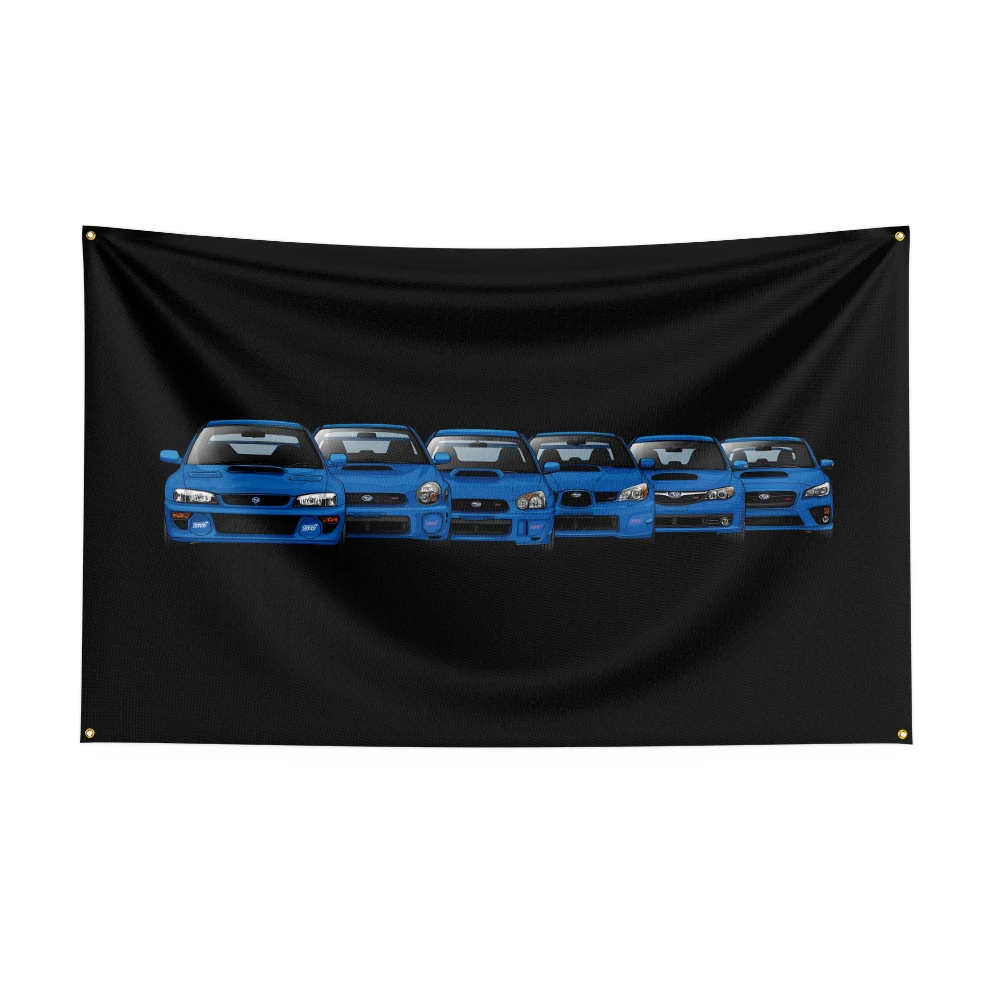 3X5Ft JDM Car Evolution  Flag For Decor