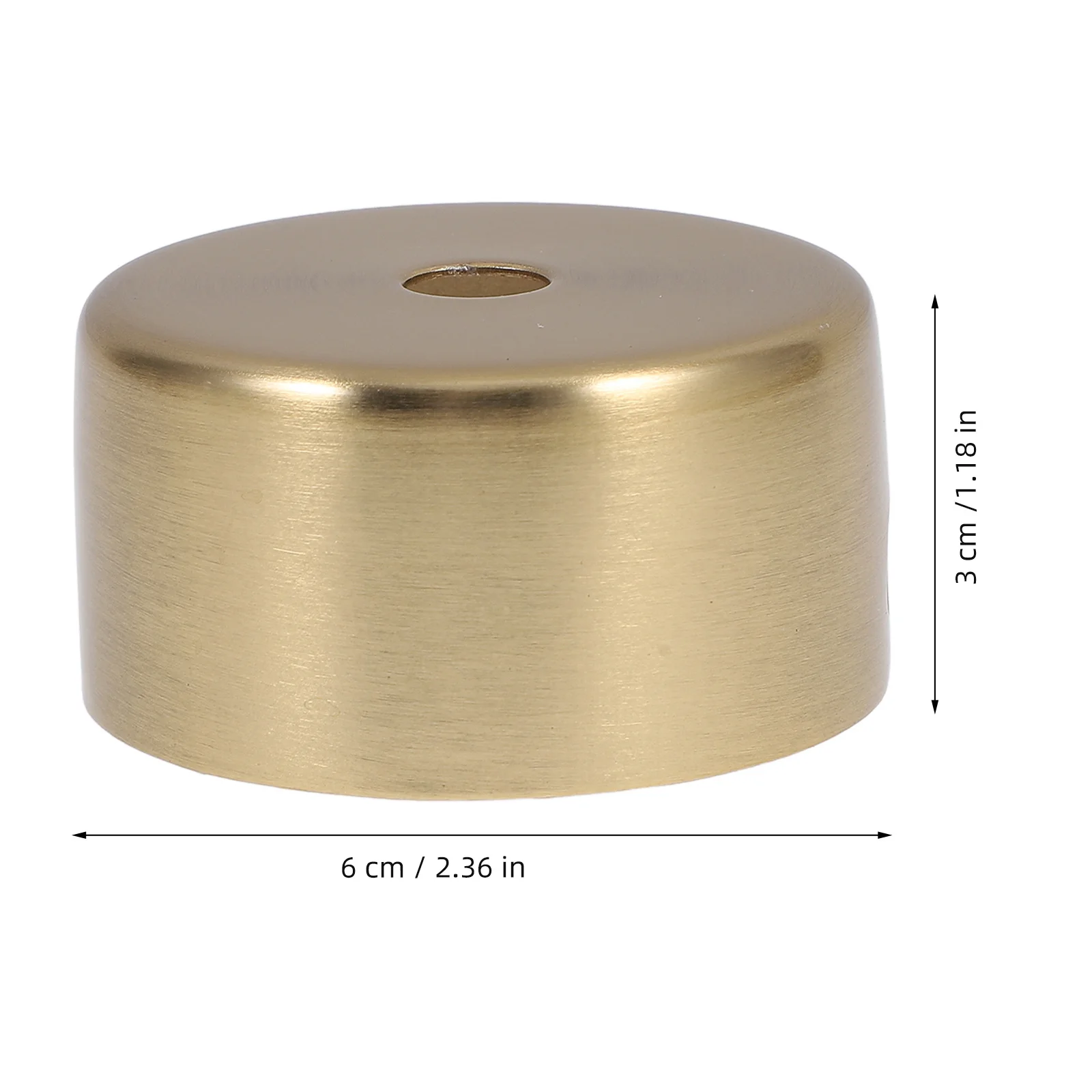 مجموعة واحدة من قاعدة طاولة حديدية مستديرة لاستبدال المعادن بنفسك، حامل إضاءة صلب مع فتحة سلكية، قاعدة مصابيح ليلية لدراسة غرفة النوم #6