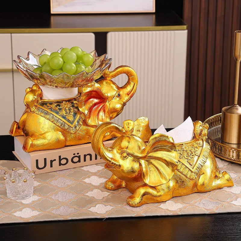 ornament light luxury pumping carton dried fruit plate living room coffee table home decoration electroplating process