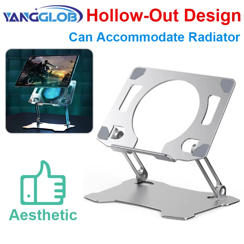 

Z27 Adjustable Tablet Holder Base, Aluminum Alloy Tablet Stand, Folding Bracket for Gaming, for iPad/Galaxy Tab/Xiaomi Pad