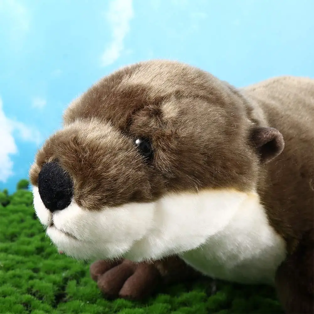 Birthday Kids Toy Cute Lifelike 46cm Animal Plush Toy Otter Stuffed Dolls Otter Plush Toy Stuffed Animal Simulation Otter