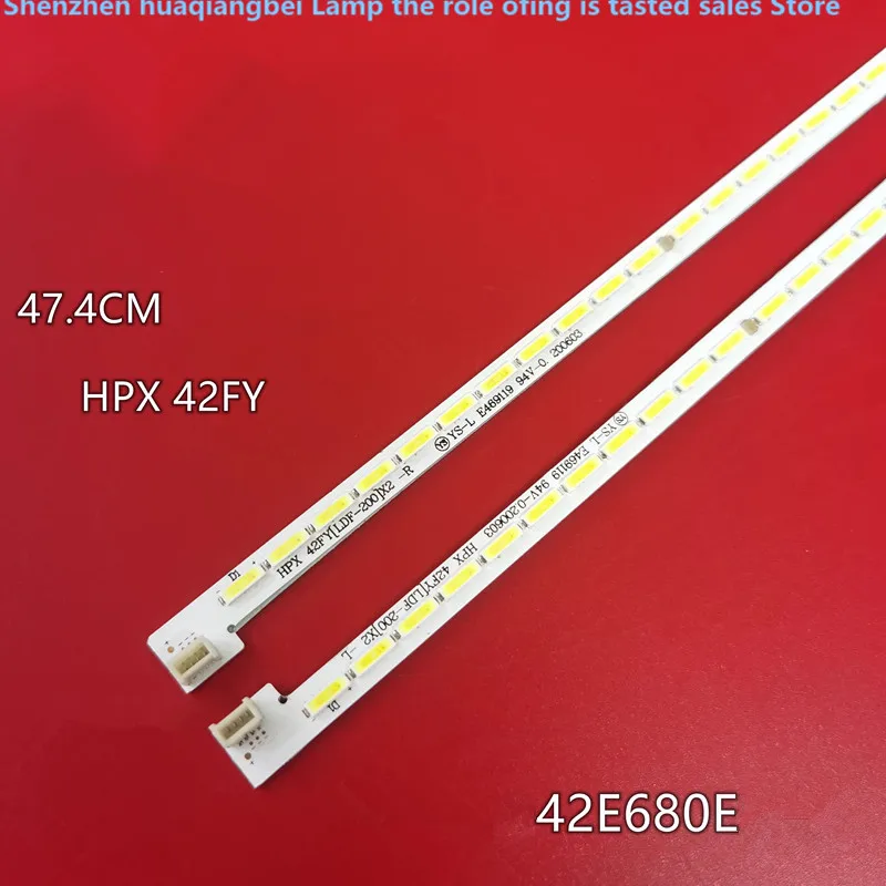 

FOR 42E680E HPX 42FY LDF-200 X2- L R GT-5300-AZ42000A0 47.4CM 60LED 100%NEW LED backlight strip