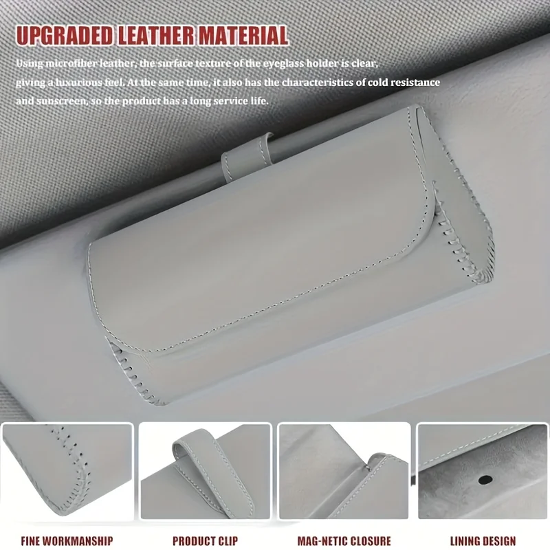 Car Sunglasses Bracket Car Sunglasses Box Car Sunglasses Bracket Cartridge Hidden Magnetic Buckle Car Accessories
