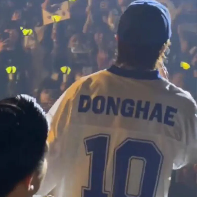 KPOP SuperJunior D&E Concert T-shirt DElightParty Fan Meeting Short-sleeved EUNHYUK DONGHAE Fans Collection Gifts