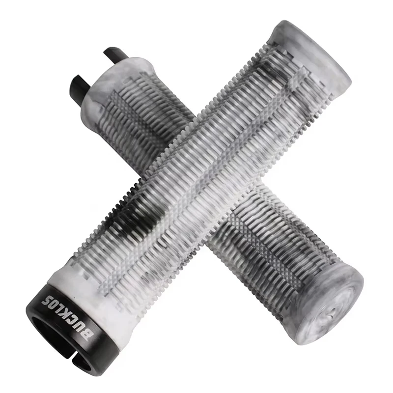 AliExpress BUCKLOS Mountain Bike Grip Shock Absorber Rubber Bike Grips Waterproof Antiskid MTB Cuffs Bicycle Handlebar Grips for MTB DH BMX