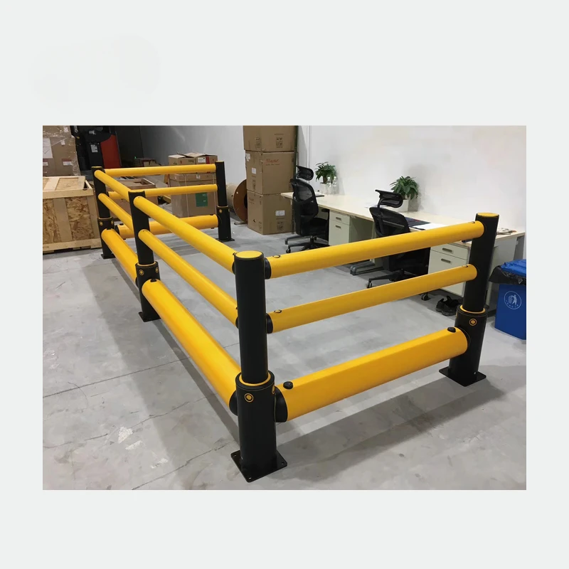 Combined type Flexible Pedestrian Barrier  Anti-Collision Guardrails Warehouse Safety Barrier Traffic