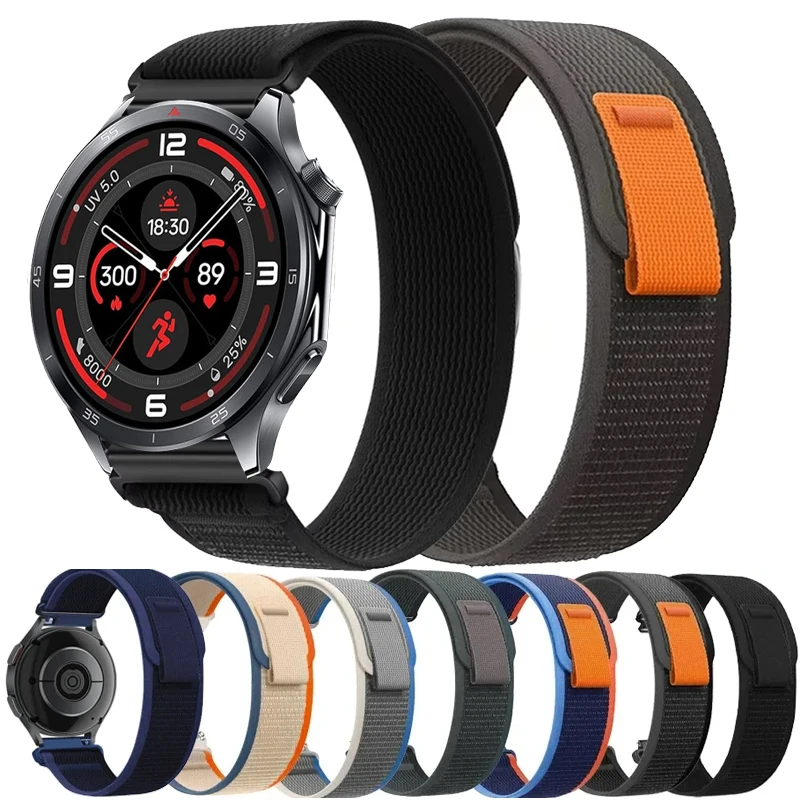 22mm Trail Loop Bracelet For Oppo Watch X X2 4 Pro/OnePlus Watch 3 2 2R/OnePlus Watch 46mm Sport Band For Realme Watch S2 3 2Pro