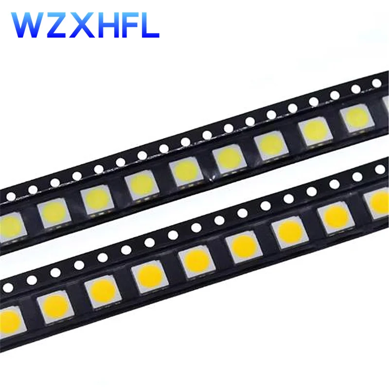 

100Pcs 5050 Led White Leds High-brightness Diodo Azul Luz 6500k Smd Light-emitting Diodes Smd 5050 White Light Diodo 18lm