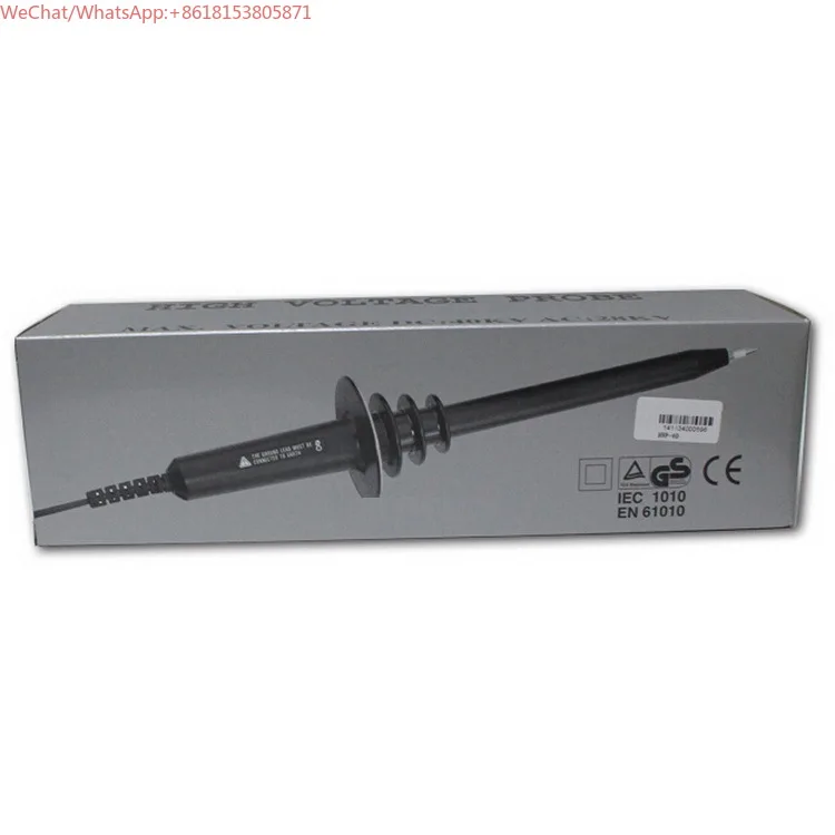 HVP-40 AC and DC dual-purpose high voltage attenuation probe 1000:1 connected to multimeter