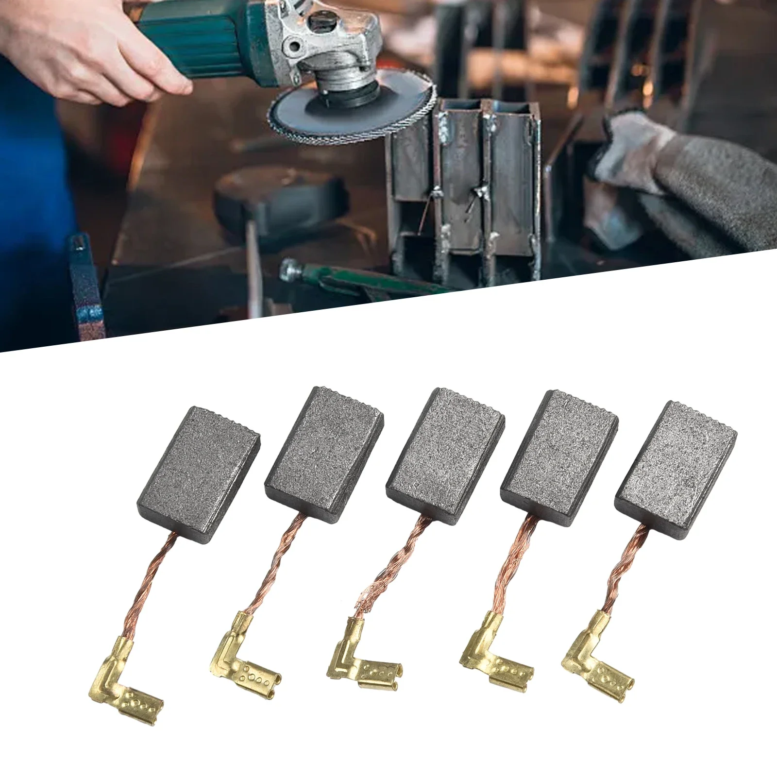 10PCS Carbon Brushes CB-325 CB325 CB 325 Carbon Brush Replacement For 194074-2 Electric Motor Metalworking Tools Accessories