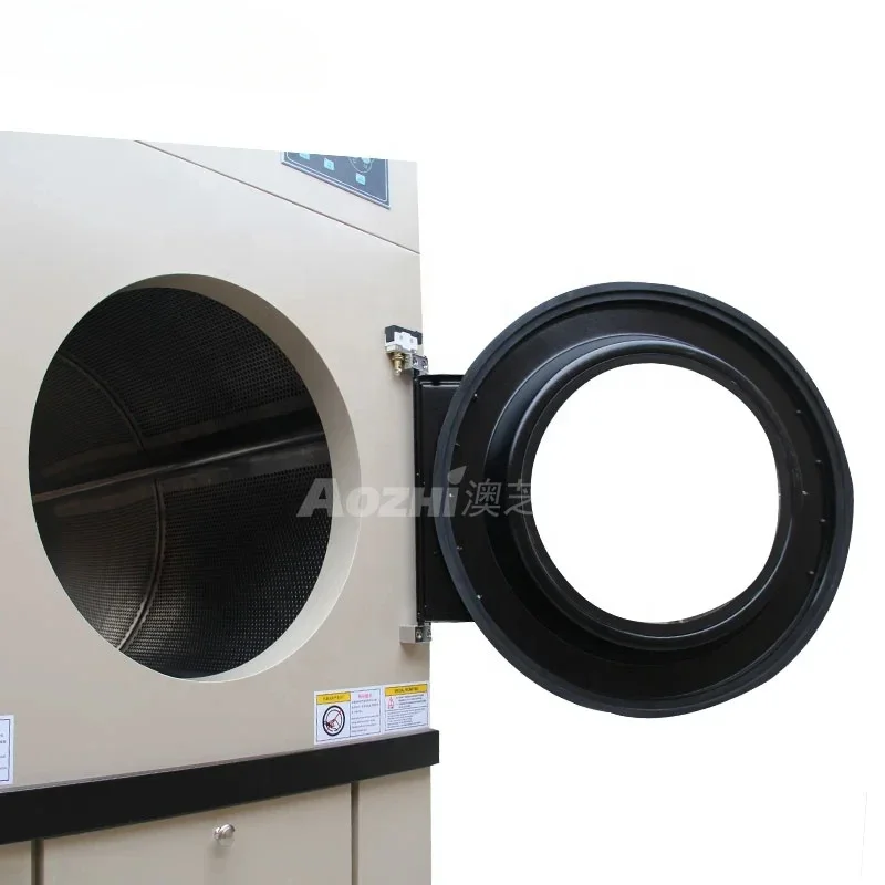 Shanghai Hotel Towel Dryer Gas Heating Electric Steam Heating 70kg Automatic  Tumble Dryer Industrial Clothes Dryer Laundry